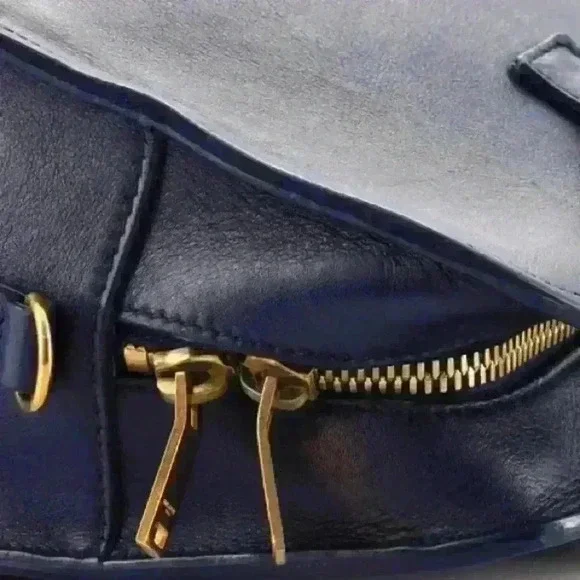SAINT LAURENT Calfskin Monogram Cabas Top Handle Bag w/ Crossbody Strap